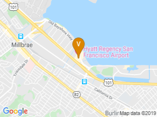 map of SFO Hyatt Hotel