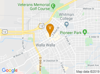 map of Marcus Whitman Hotel & Conference Center