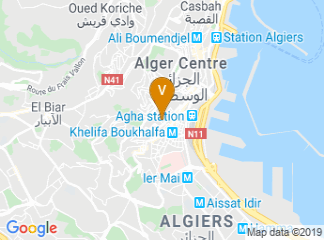 map of Palais Des Expositions, Pins Maritimes Alger