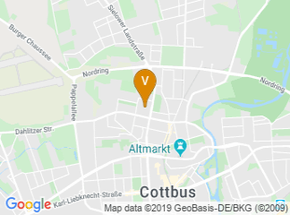 map of Brandenburg University of Technology