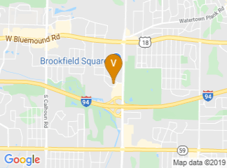map of Brookfield Conference Center and hotel
