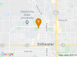 map of Gallagher-Iba Arena