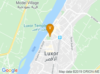 map of Hotel Pavillon Winter Luxor