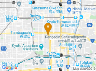 map of Kyoto Tokyu Hotel