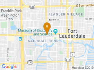map of The Salvation Army Fort Lauderdale