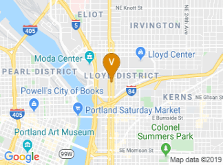 map of Oregon Convention Center Plaza