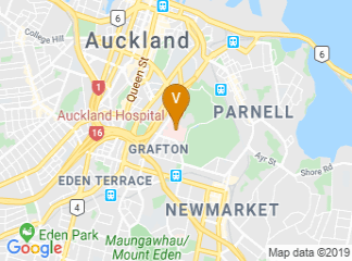 map of Auckland Hospital