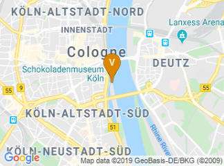 map of Cologne Chocolate Museum