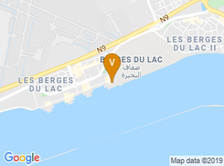 map of Mövenpick Hotel du Lac Tunis