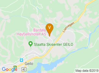 map of Bardola Hoyfjellshotel