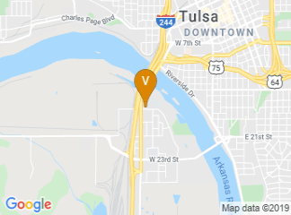 map of Oklahoma State University Center for Health Sciences