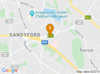 map of Clayton Hotel Leopardstown