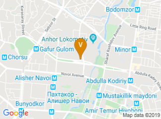 map of Ramada by Wyndham Tashkent