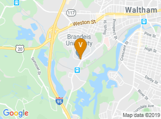 map of Brandeis University