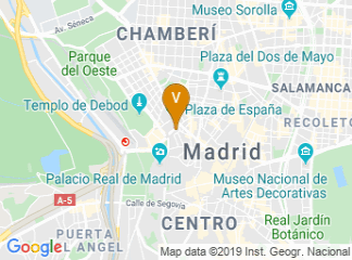 map of VP Plaza España Design