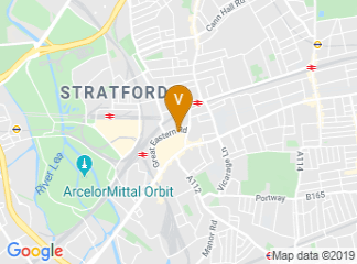 map of University Square Stratford Campus: Birkbeck, University of London