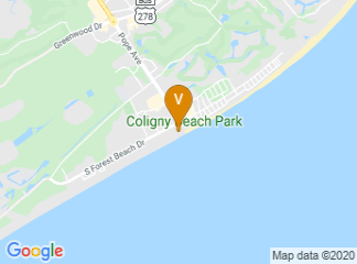 map of Beach House, Hilton Head Island