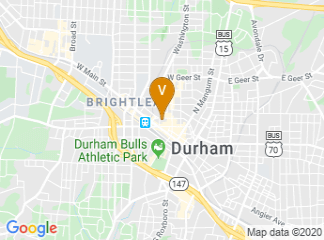 map of Durham Arts Council