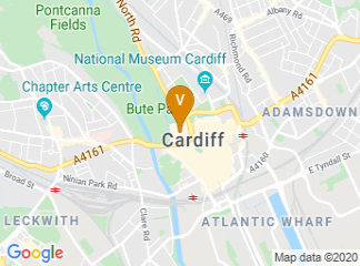 map of Cardiff Castle