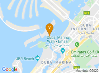 map of Dubai Harbour by Meraas