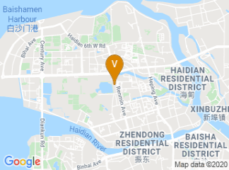 map of Hainan University (East Gate)