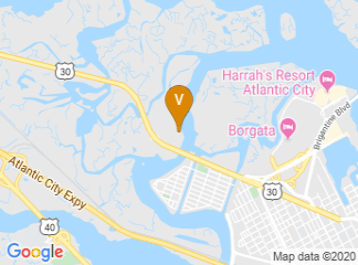 map of Caesar’s Atlantic City