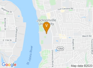 map of Jacksonville University