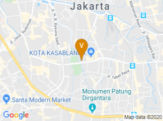 map of Wyndham Casablanca Jakarta