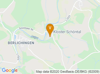 map of Bildungshaus Kloster Schöntal