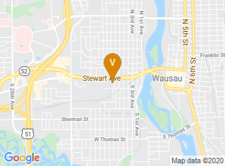 map of UW-Stevens Point at Wausau