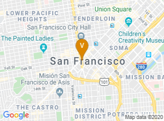 map of Marines’ Memorial Club & Hotel