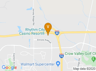 map of Rhythm City Casino Resort®