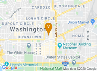 map of Courtyard by Marriott Washington Downtown/Convention Center