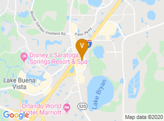 map of SpringHill Suites by Marriott Orlando Lake Buena Vista in Marriott Village