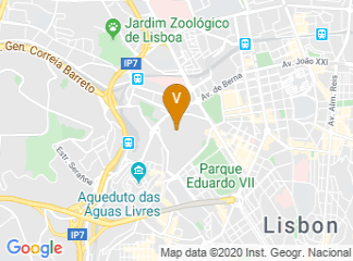 map of Reitoria da Universidade Nova de Lisboa