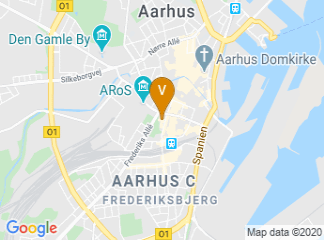 map of Aarhus City Hall