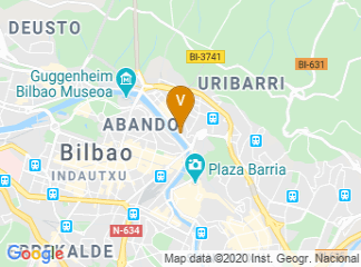 map of Barceló Bilbao Nervión