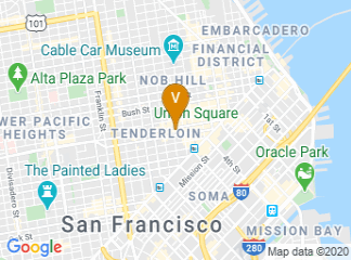 map of The Clift Royal Sonesta Hotel