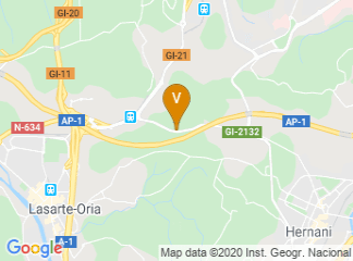 map of Chillida-Leku