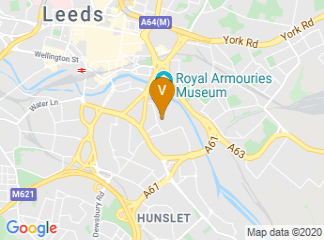 map of Leeds City Centre Apartments