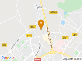 map of École nationale supérieure d'ingénieurs de Caen