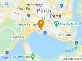 map of The Ritz-Carlton, Perth