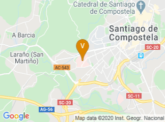 map of Santiago Clinic Hospital