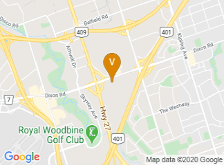 map of Delta Hotels Toronto Airport and Conference Centre