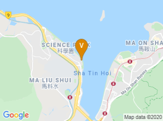 map of 香港科技園公司 Hong Kong Science & Technology Parks Corporation
