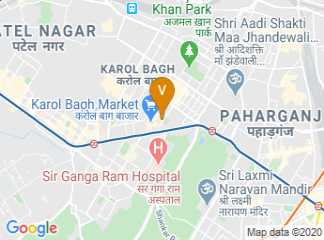 map of Hotel Indraprastha