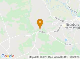 map of Landhotel Neunburg