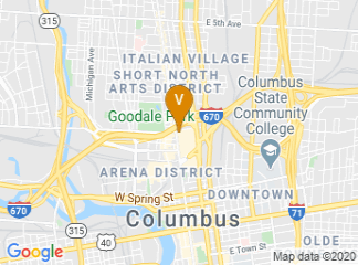 map of Greater Columbus Convention Center