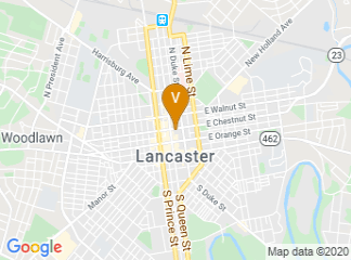 map of Holiday Inn Lancaster