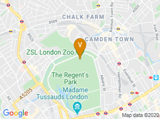 map of ZSL London Zoo